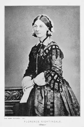 Portrait de Florence Nightingale (1820-1910) vers 1860